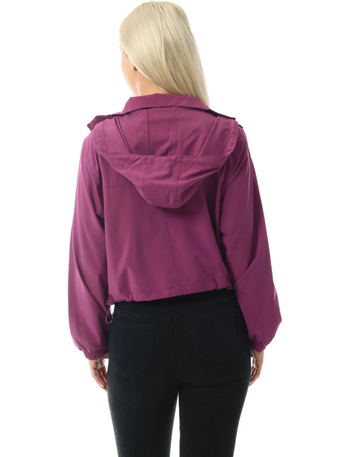 Lightweight Y2K Cropped Jackets Yoga Quick Dry Windbreaker Zipper Jackets Workout Running Hoodie Jackets