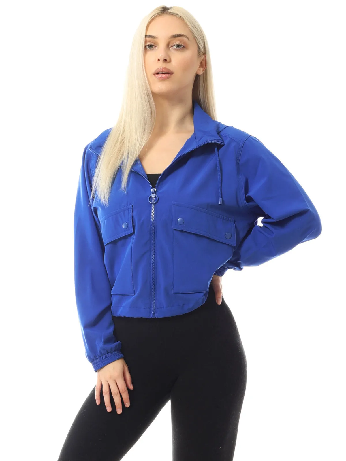 Lightweight Y2K Cropped Jackets Yoga Quick Dry Windbreaker Zipper Jackets Workout Running Hoodie Jackets