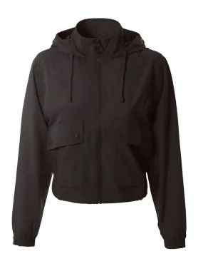 Lightweight Y2K Cropped Jackets Yoga Quick Dry Windbreaker Zipper Jackets Workout Running Hoodie Jackets