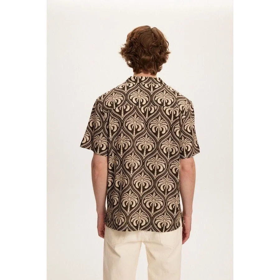Linen Printed Yacht Shirt - Kuwalla