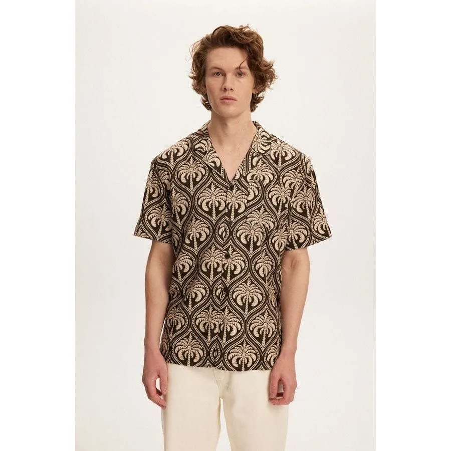 Linen Printed Yacht Shirt - Kuwalla