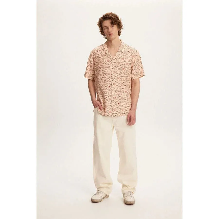 Linen Printed Yacht Shirt - Kuwalla