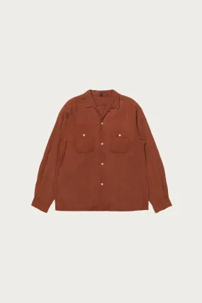 Lot. 102 Sir Guy Shirt - Techi Tree Dyed Brown