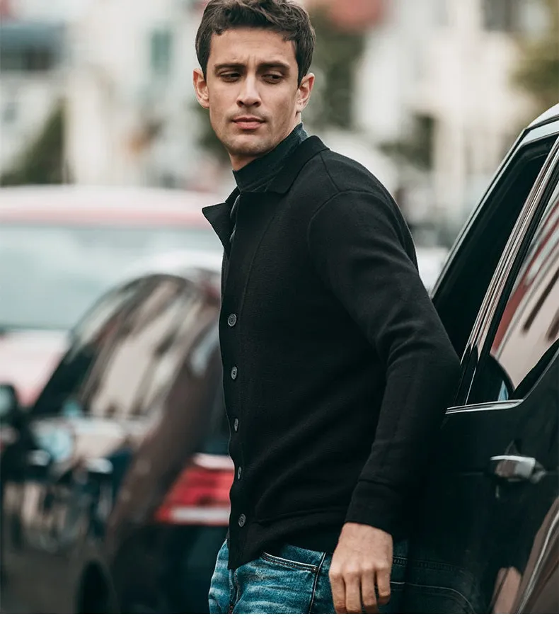 Men's Autumn Knitted Slim Cardigan