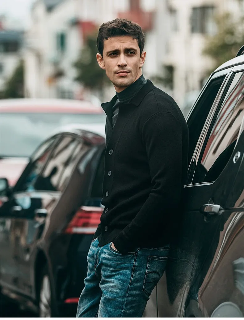 Men's Autumn Knitted Slim Cardigan
