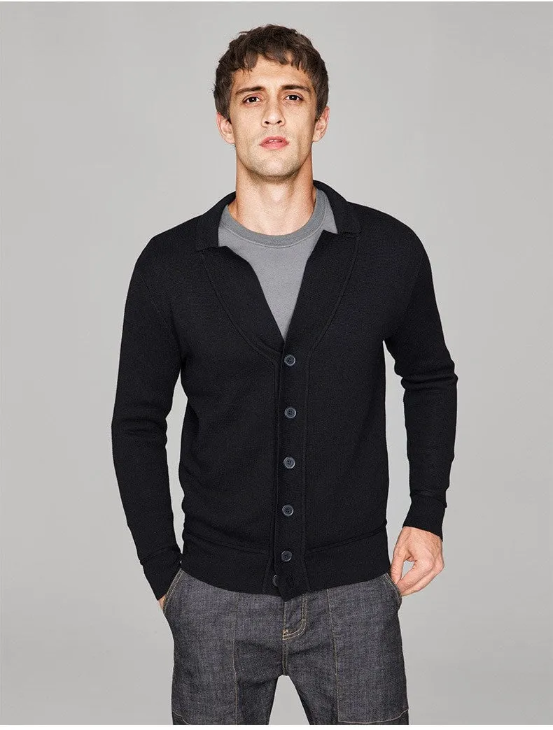 Men's Autumn Knitted Slim Cardigan