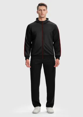 Men's Long Sleeve Causal Full Zip Tracksuits