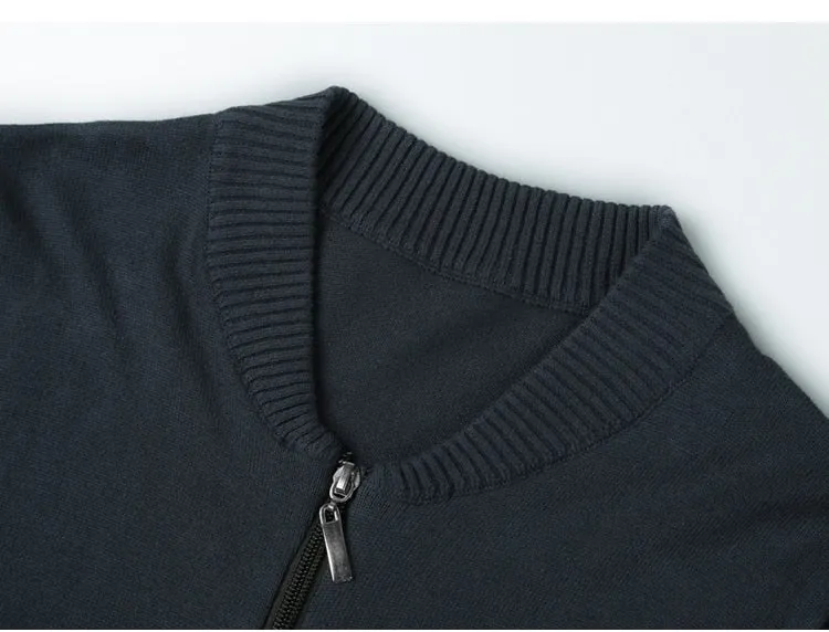 Men's Spring/Autumn European Style Cotton Knitted Slim Cardigan