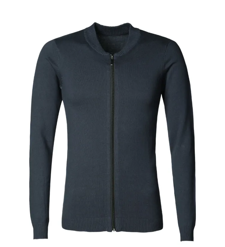 Men's Spring/Autumn European Style Cotton Knitted Slim Cardigan