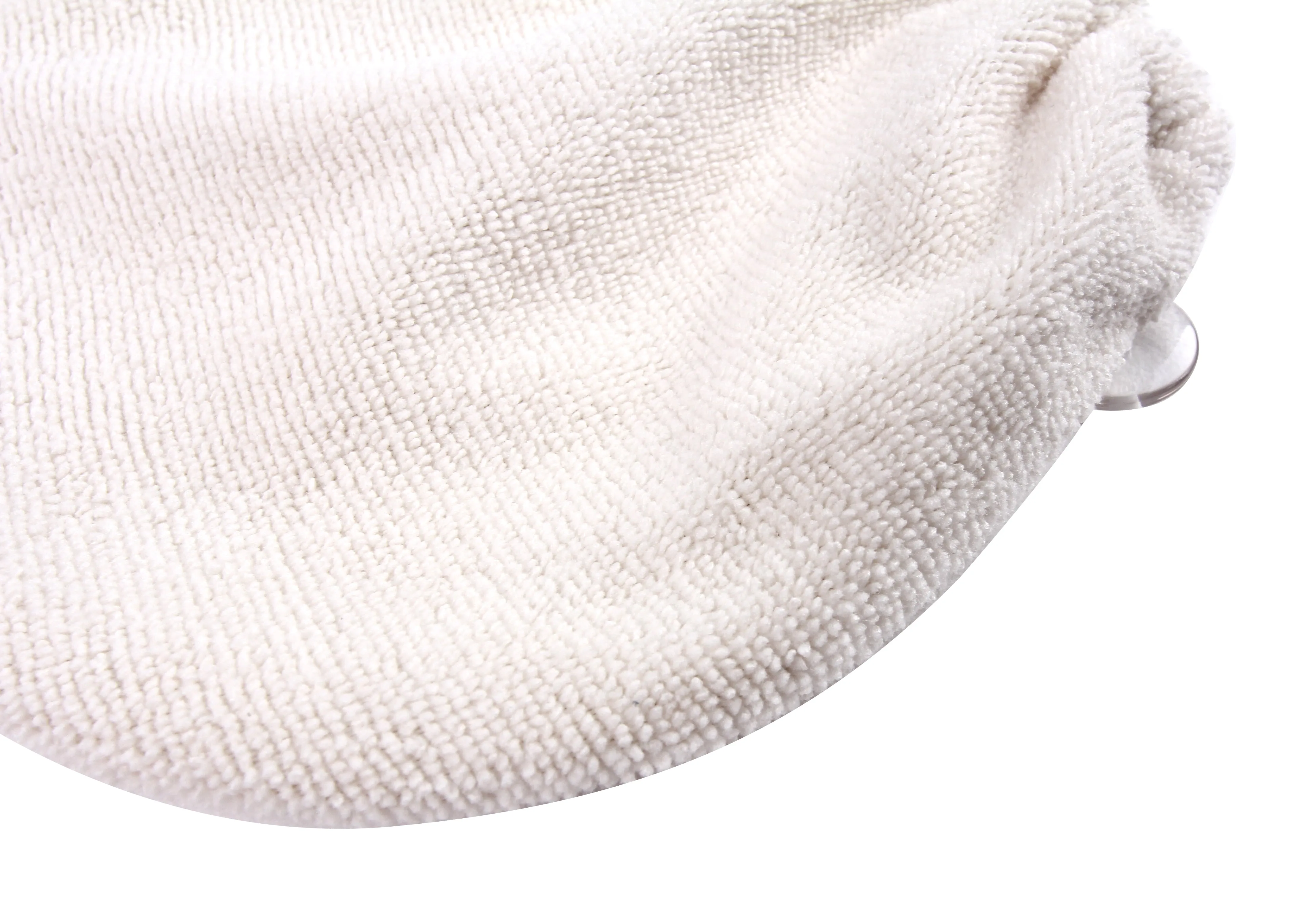 Microfiber Hair Turban for Long Hair, Set of 2 in White