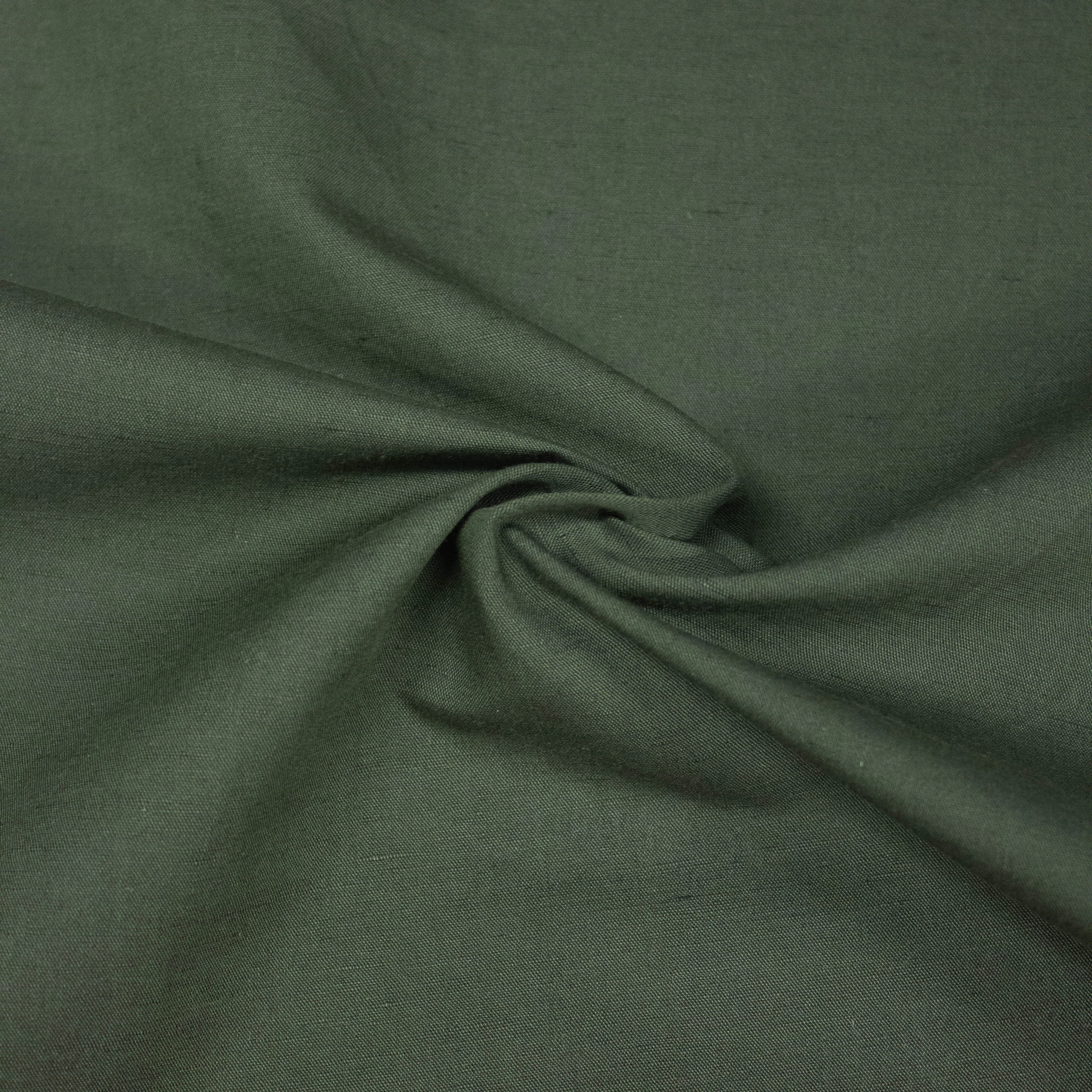 Mine Army Green Cotton Linen Blend