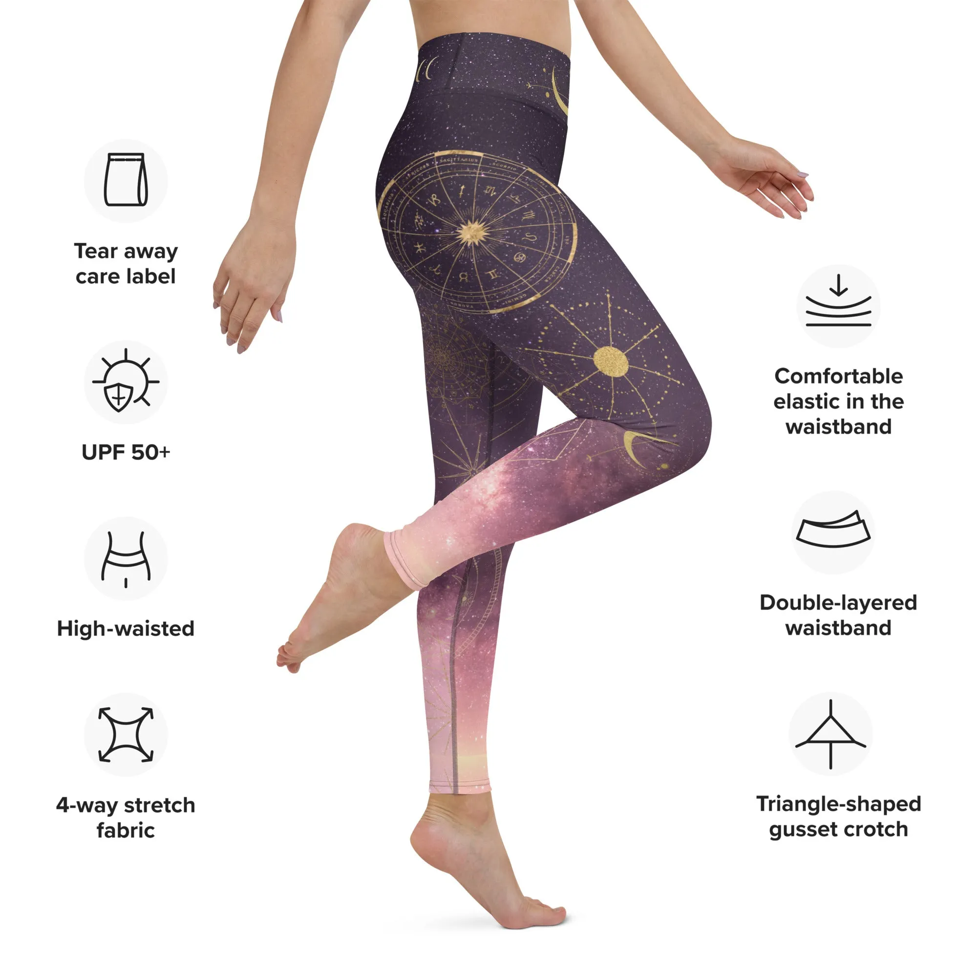Moonlit Motion High Waisted Yoga Leggings
