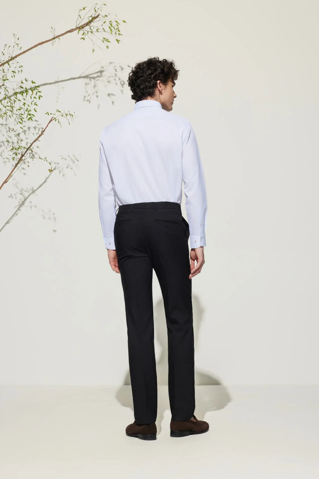 Non-Iron Dry Smart Fit Twill Shirt with Design Detail