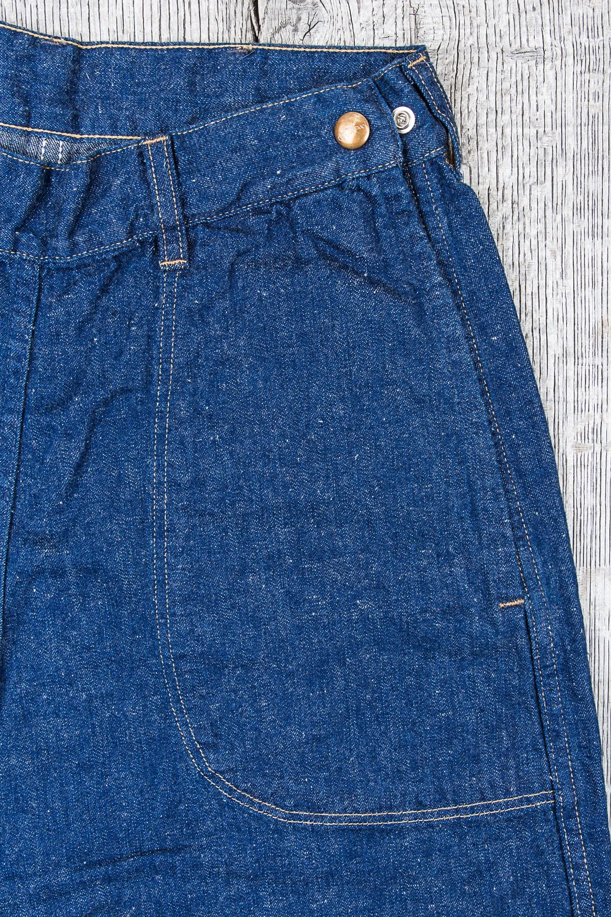 OrSlow Women's Baggy Ranch Pants Denim