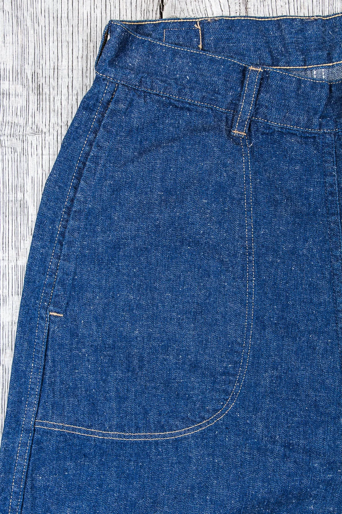 OrSlow Women's Baggy Ranch Pants Denim