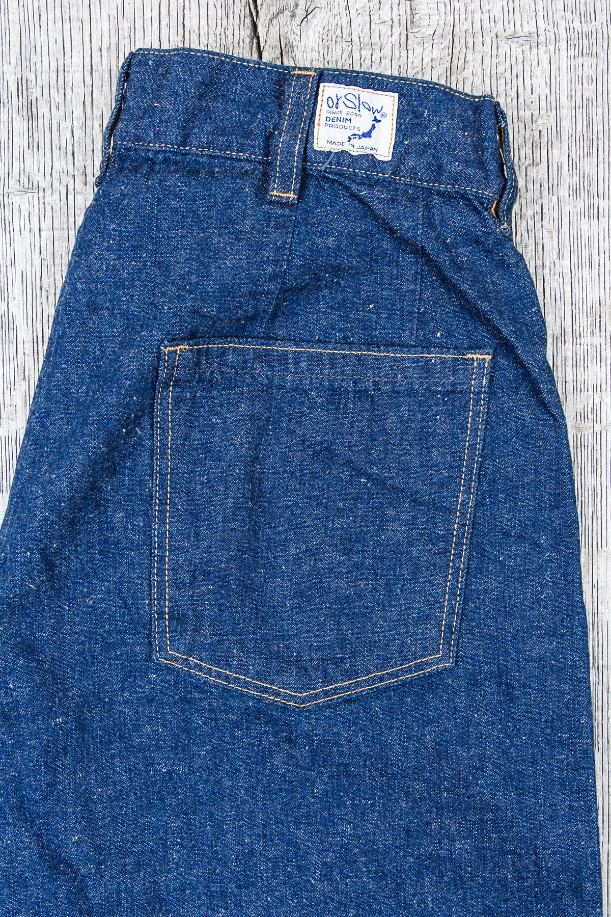 OrSlow Women's Baggy Ranch Pants Denim