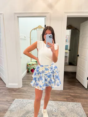 Picnic Petals Ruffle Skirt