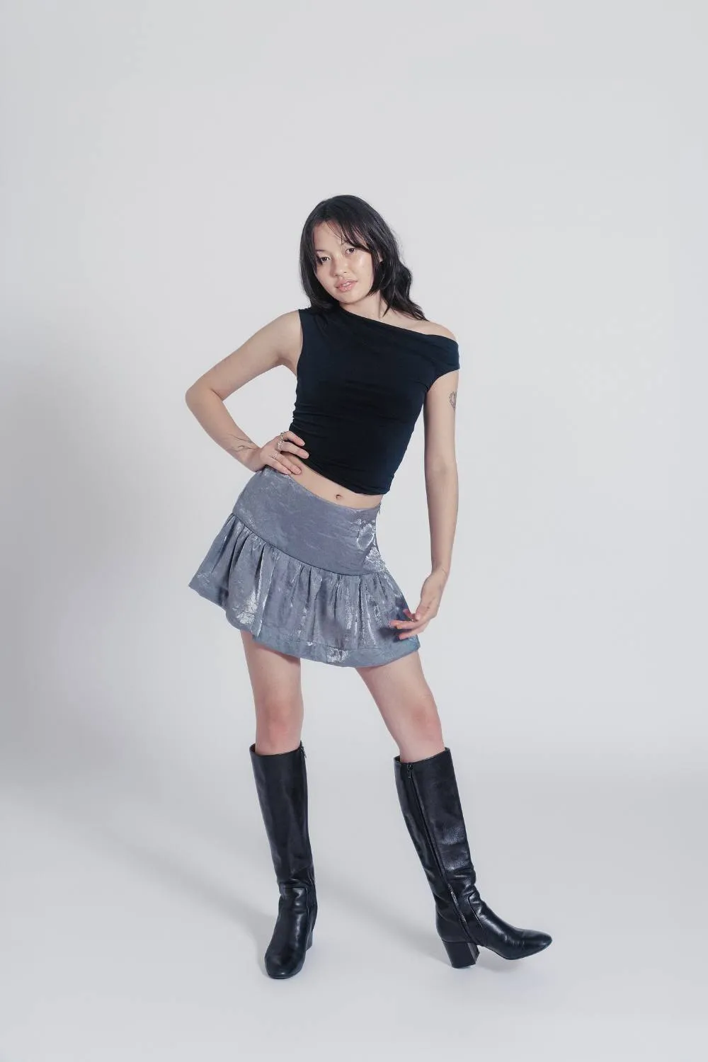 RARA SKIRT | SILVER