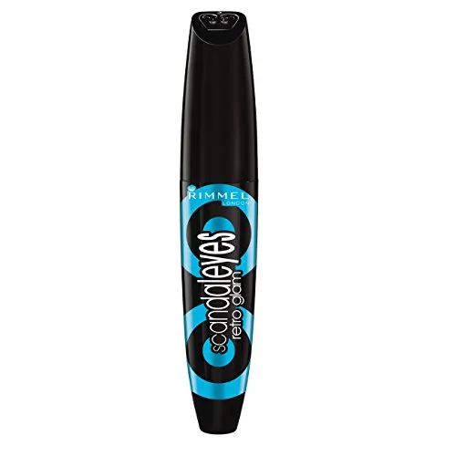 Rimmel Scandaleyes Retroglam Mascara, Waterproof Black, 0.41 Fl Oz (Pack of 1)