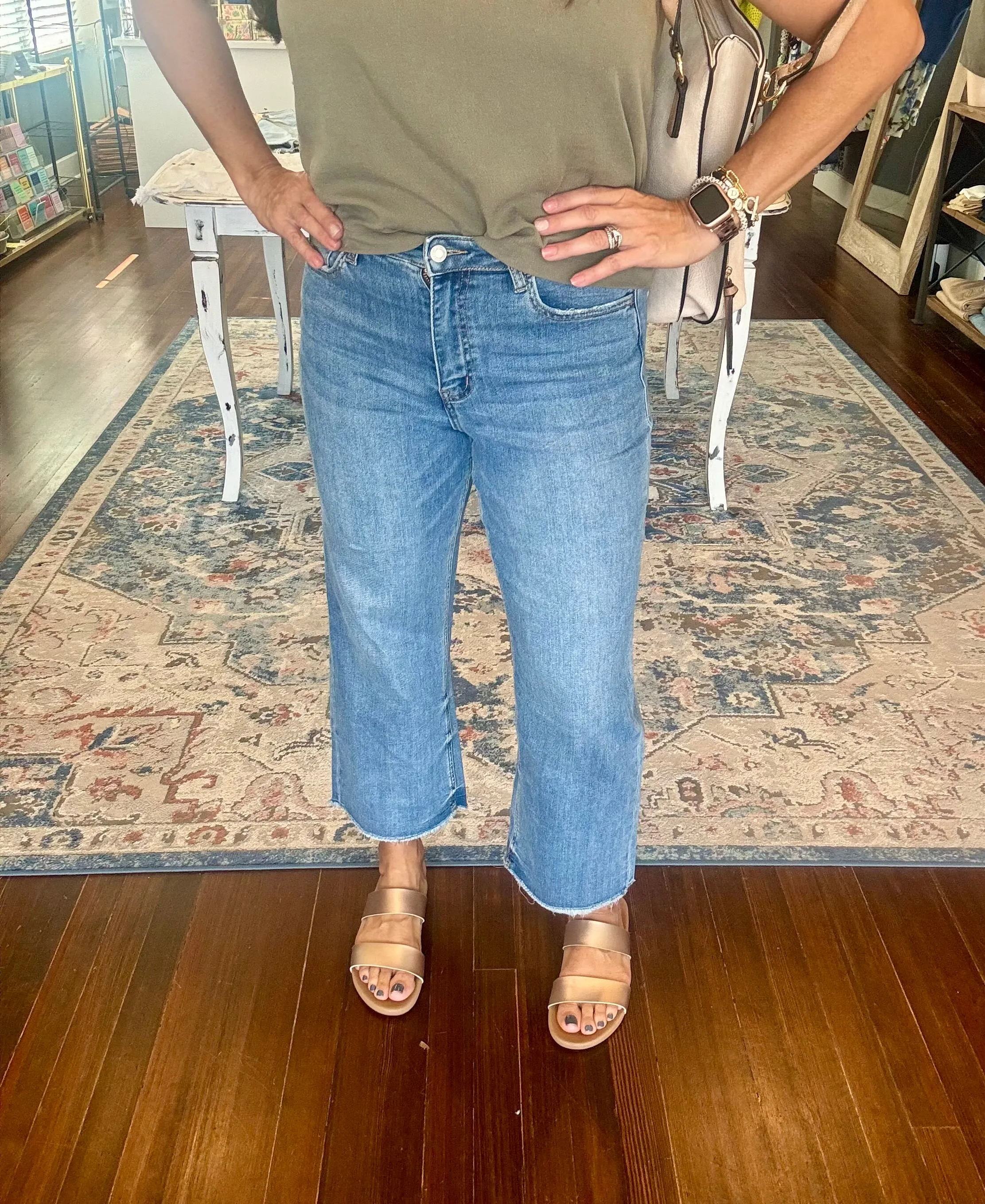 Rylee High Rise Wide Leg Jeans