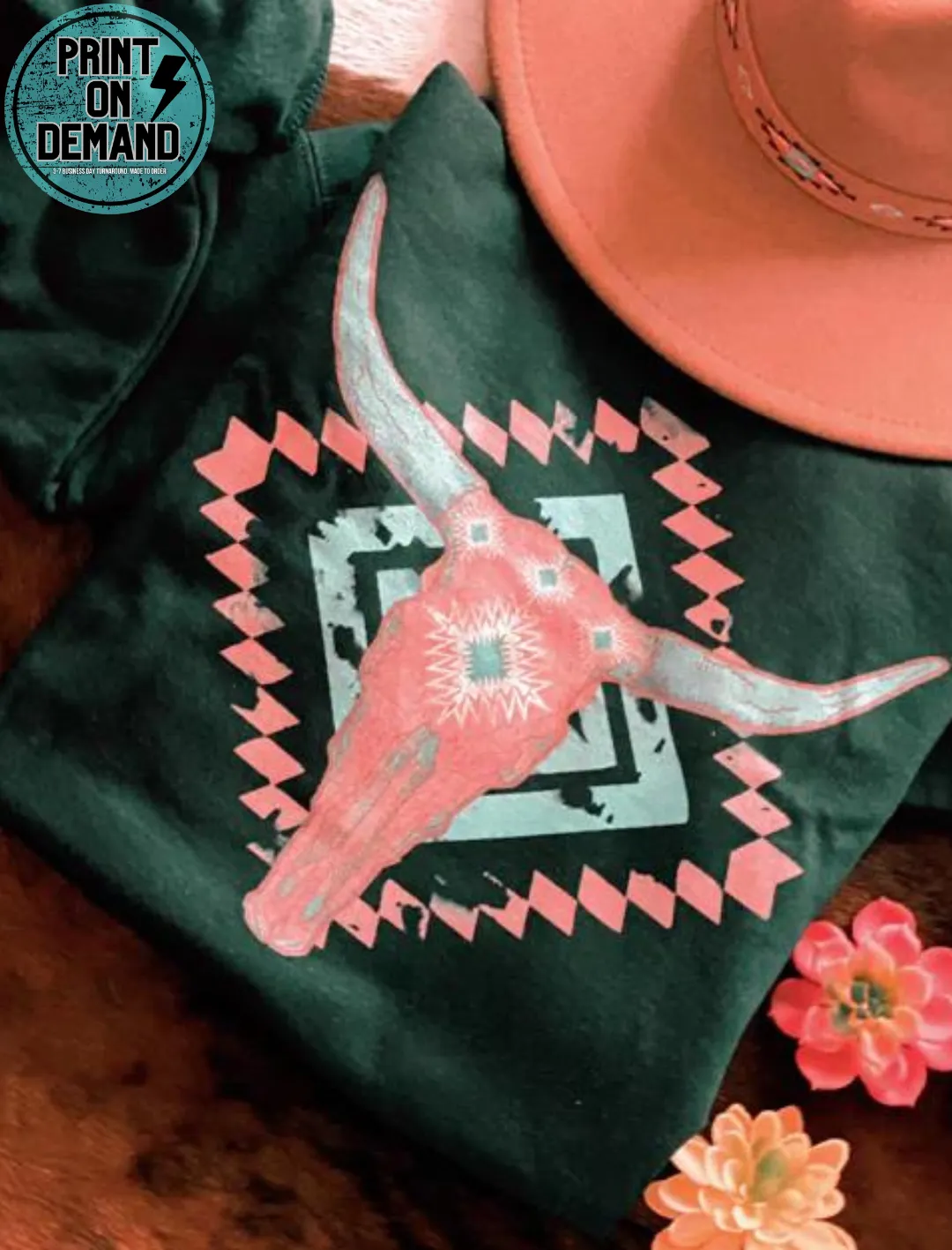 Santa Fe Skull Sweatshirt