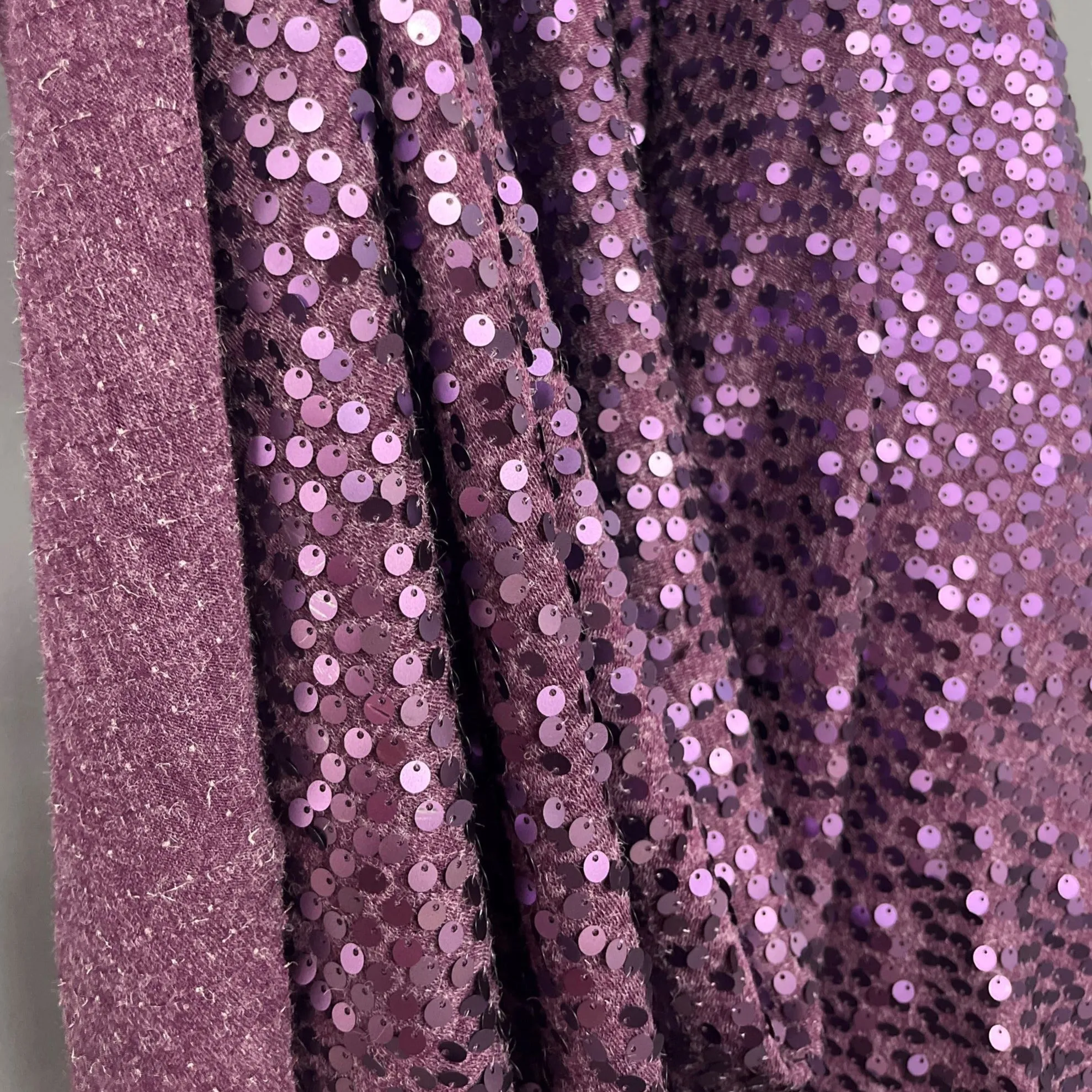 Sequined Fabric Embroidered on Polyester Jersey Net Mesh Fabric 4-Way Stretch | Lace USA - GD-06
