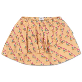 Skirt Ruffle Repose AOP