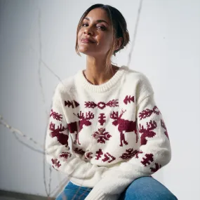Spirited Moose Sweater