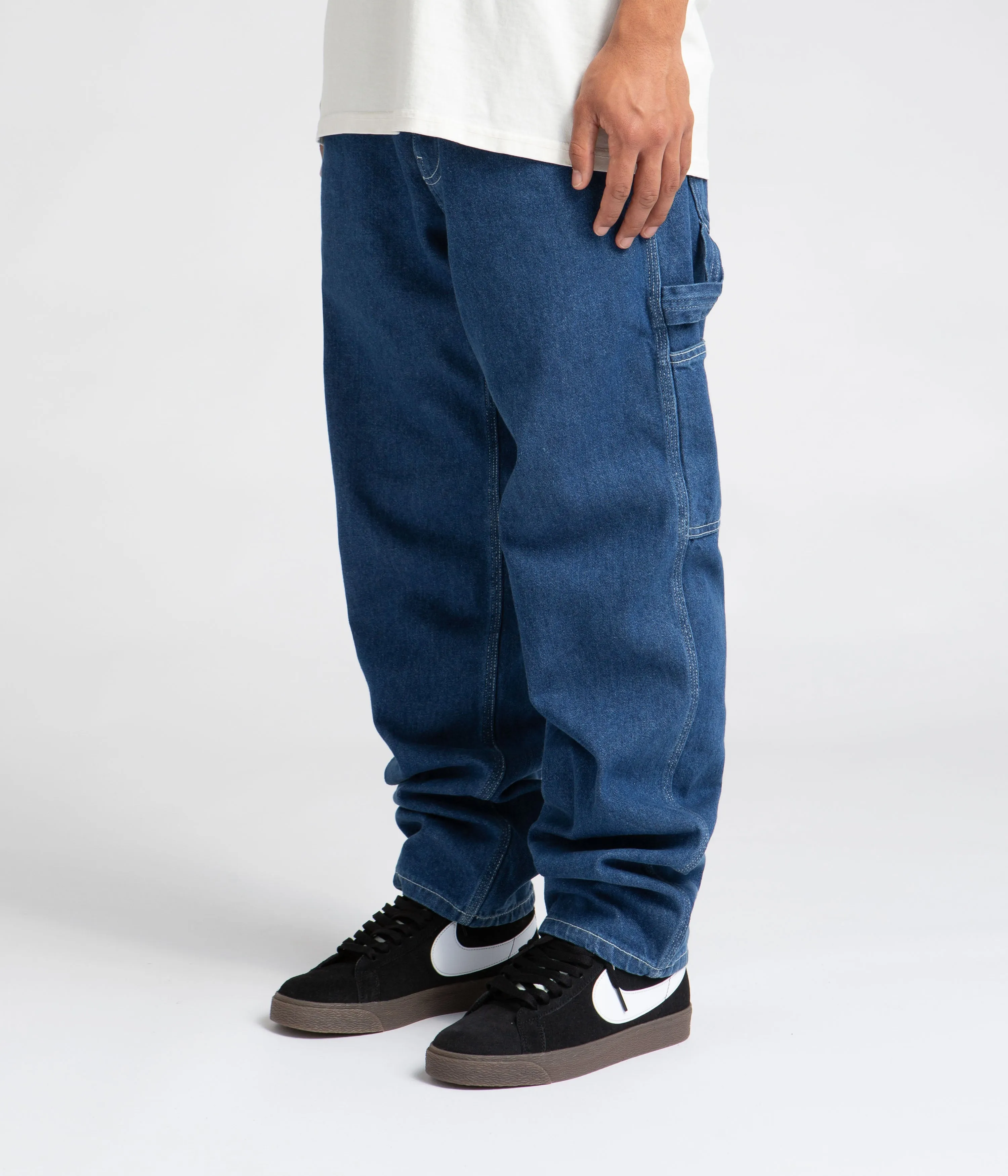Stan Ray 80's Denim Painter Pants - Mid Stone Denim
