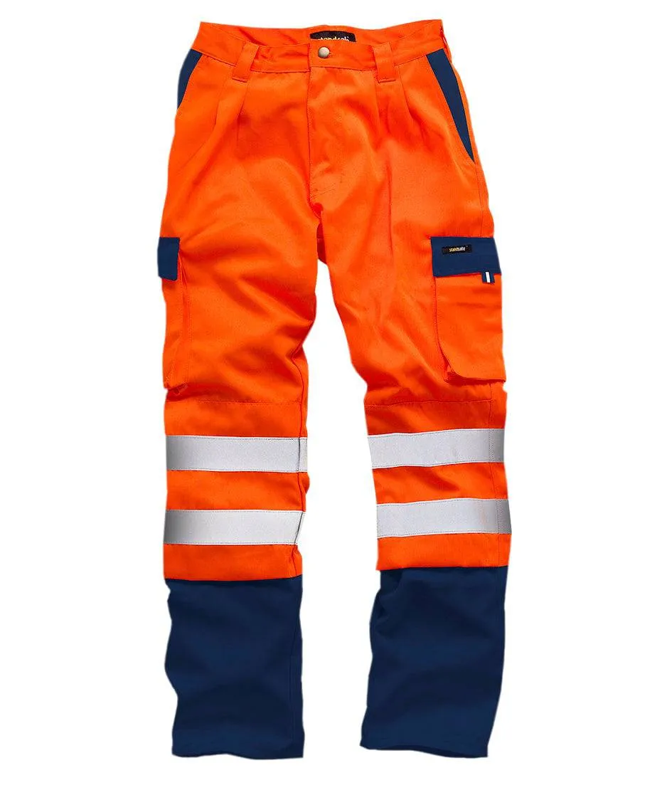 Standsafe Hi Vis 2 Tone Polycotton Work Trouser