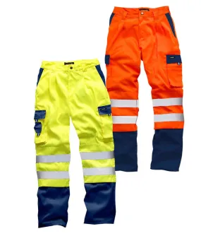 Standsafe Hi Vis 2 Tone Polycotton Work Trouser