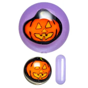 Steve H Glass - Artist Series Slurper Set - 3 Piece - Jack-O-Lantern - Pink Slyme