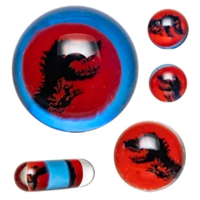 Steve H Glass - Standard Series Slurper Set - 5 Piece - Jurassic Park - Blue Dream