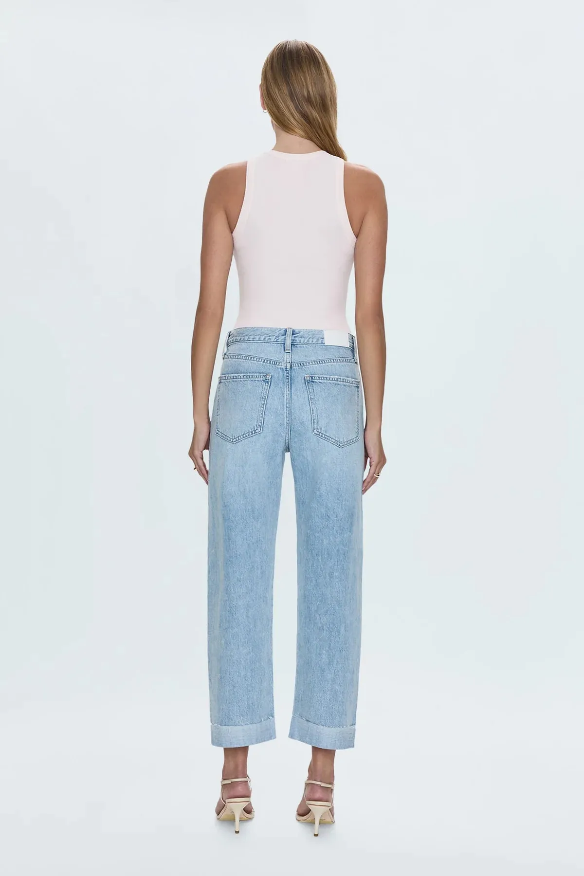 The Kacey Mid Rise Cuffed Straight