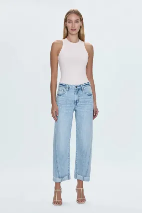 The Kacey Mid Rise Cuffed Straight