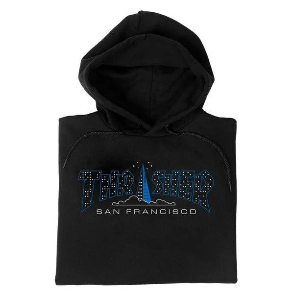 Thrasher Magazine Pyramid Pullover Hoody Black