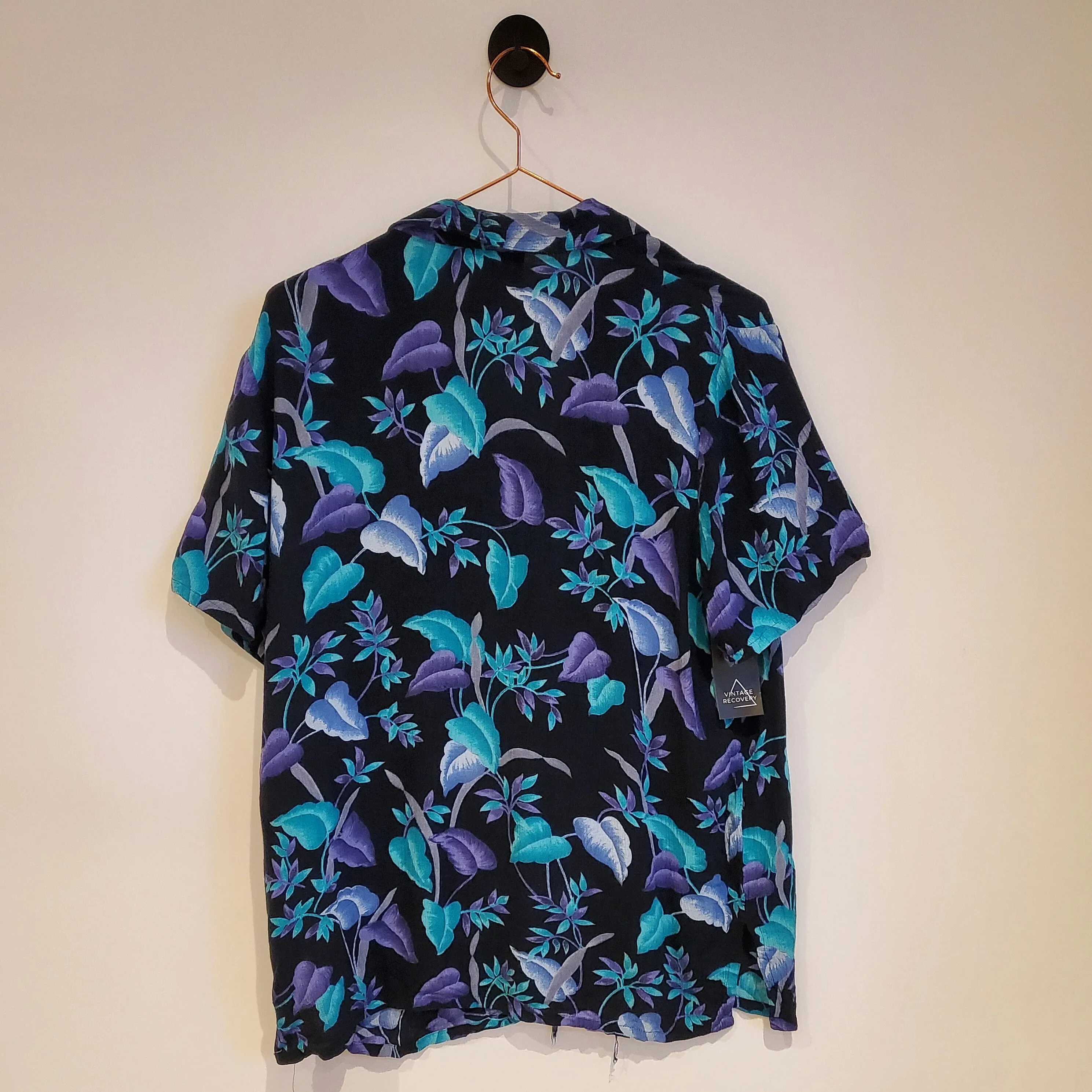 Vintage 80s Floral Blouse | Size 12