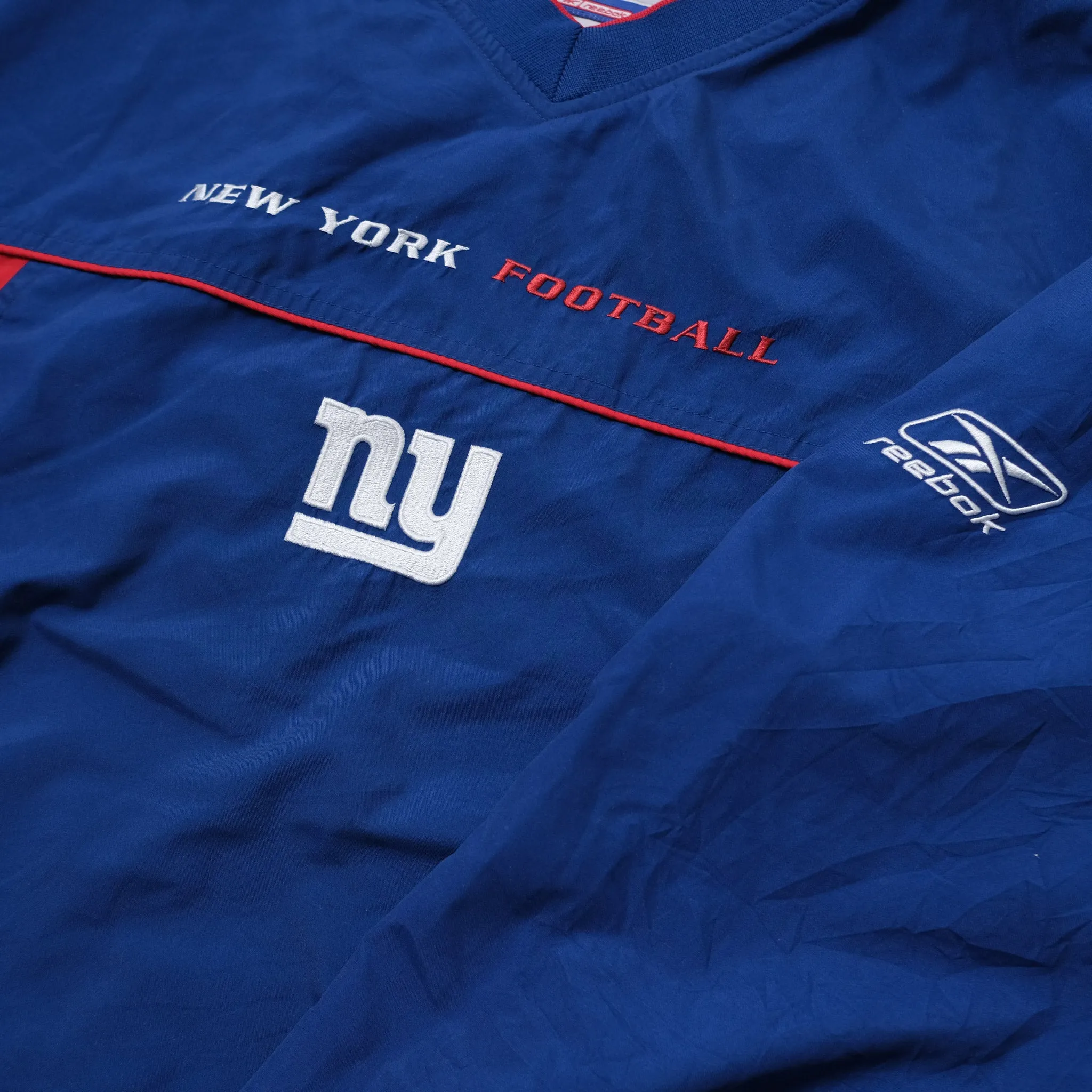 Vintage Reebok New York Giants Windbreaker XLarge