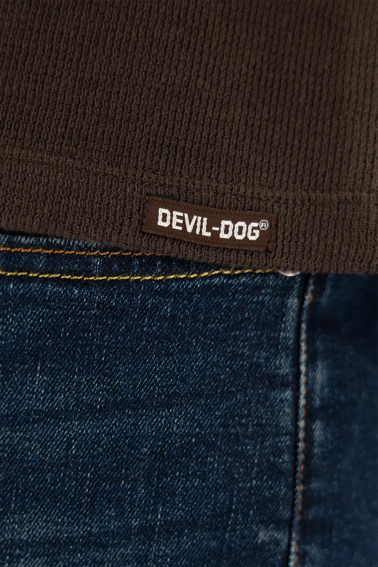 Waffle Henley - Dark Roast