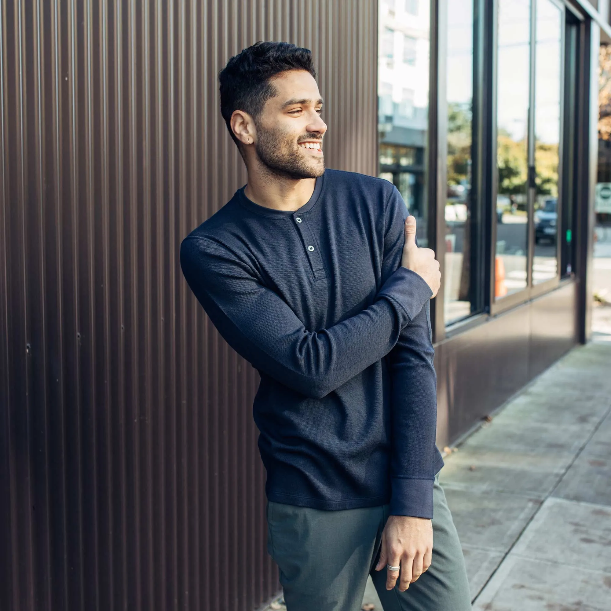 Waffle Henley