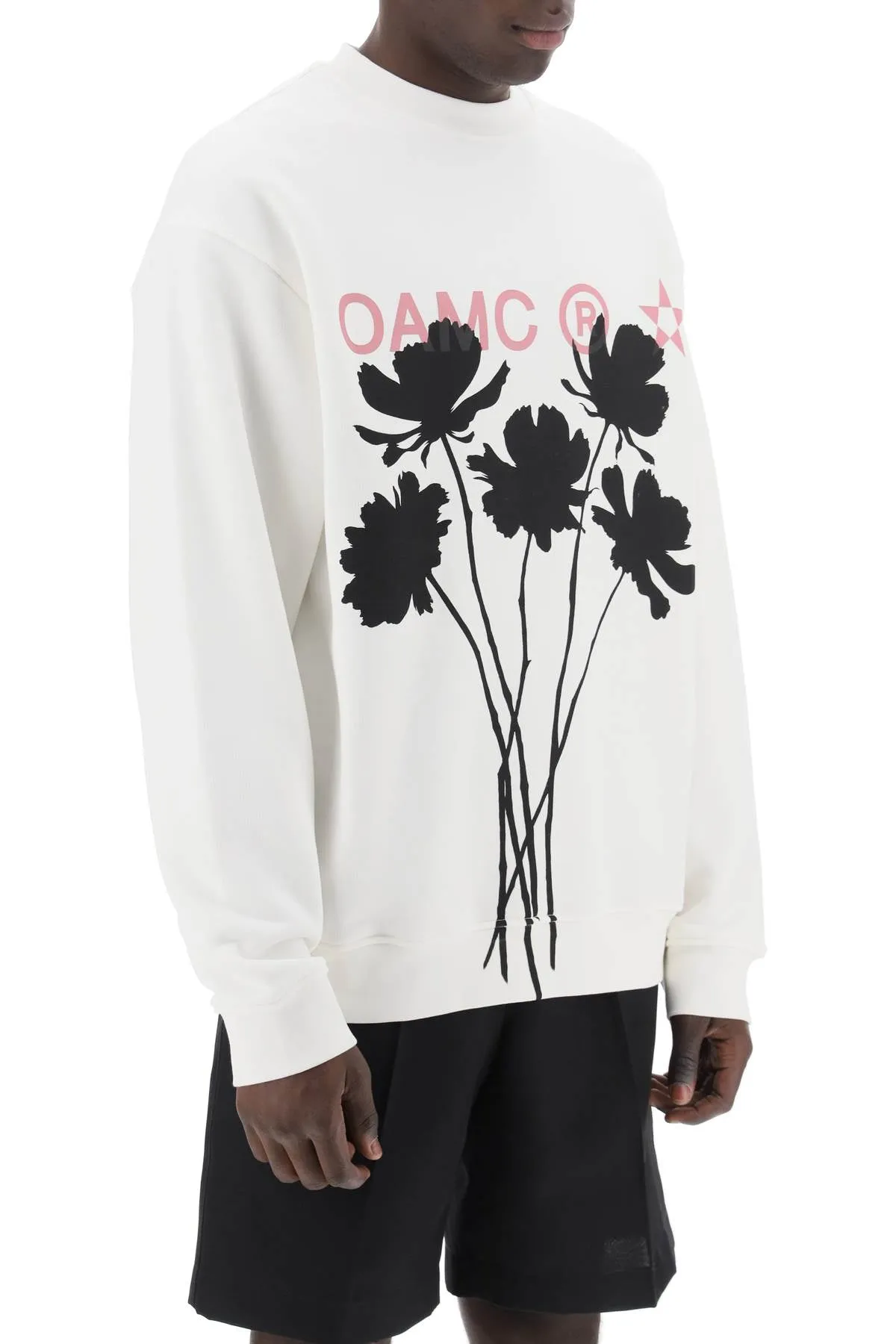 whiff sweatshirt with graphic print 24E28OAJ29 COT00968 OFF WHITE
