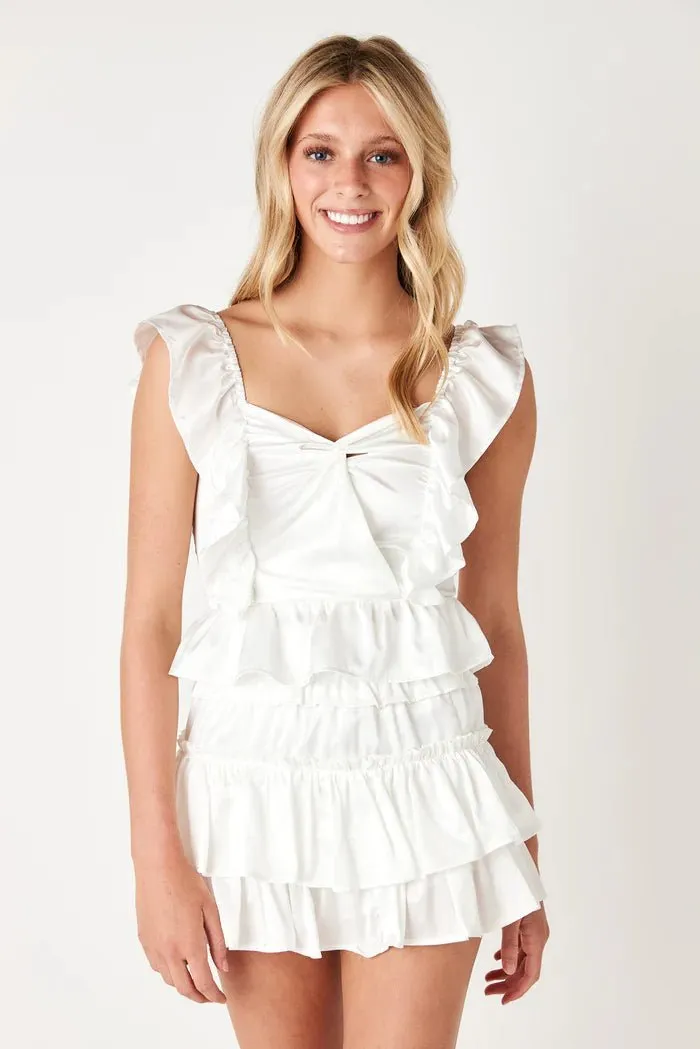 Willow Satin Mini Skirt