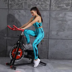 Women Fitness Yoga Tie-Dye Quick Dry 2 Piece Set