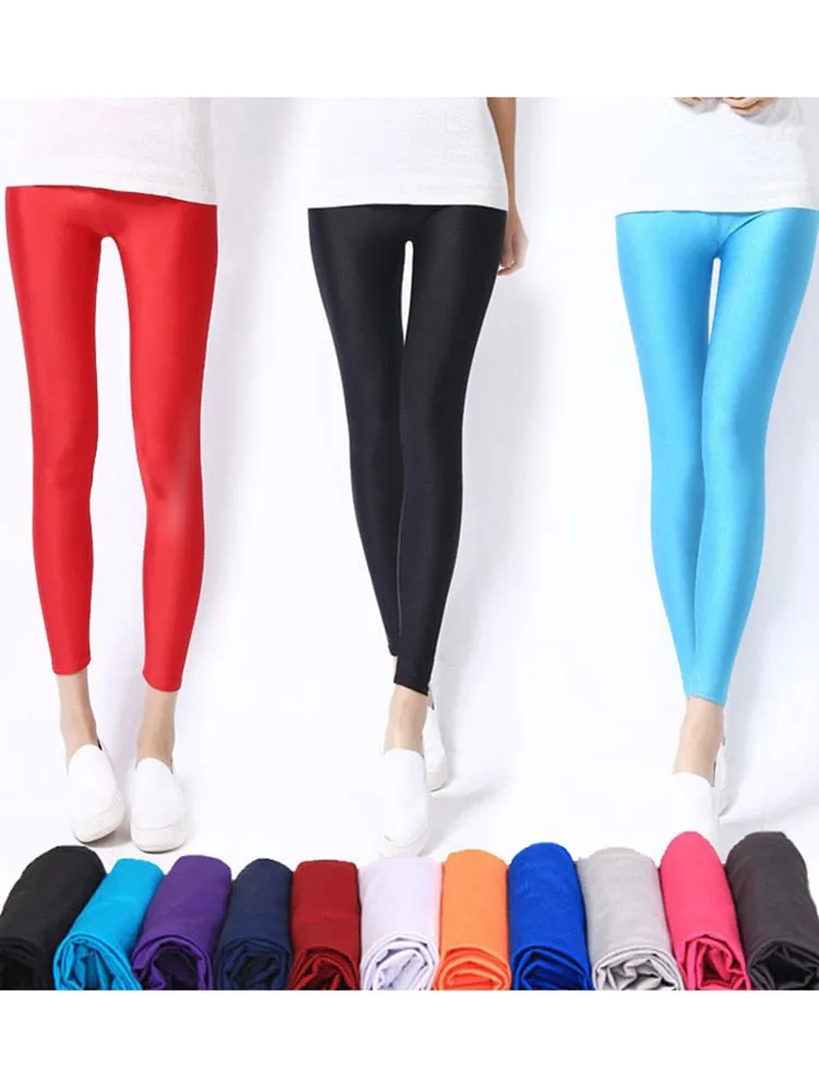 Women Shiny Pant Leggings