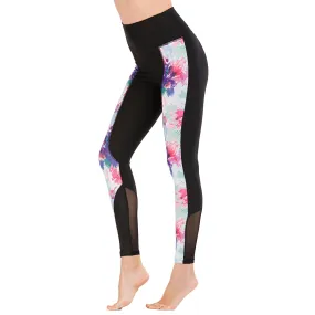 Women Yoga Pants Printing High Waist Exercise Leggings