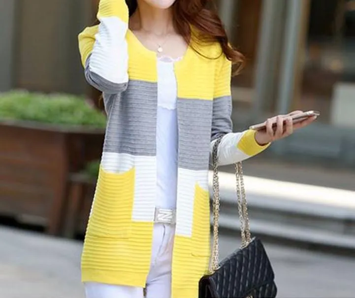 Women's Casual Colorful Cardigan