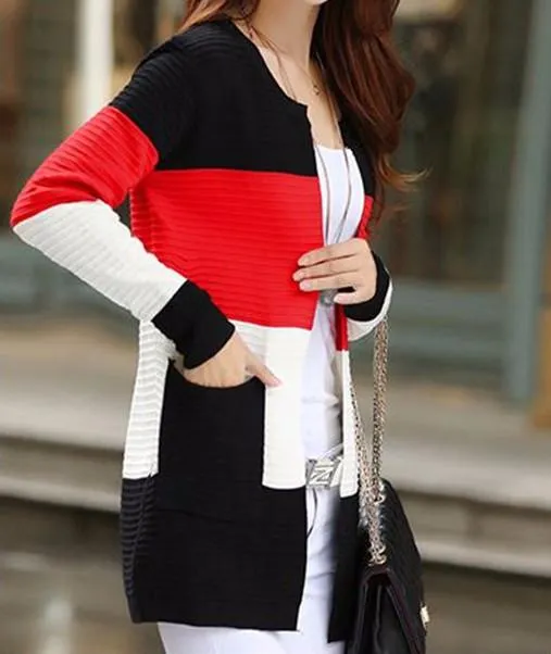 Women's Casual Colorful Cardigan