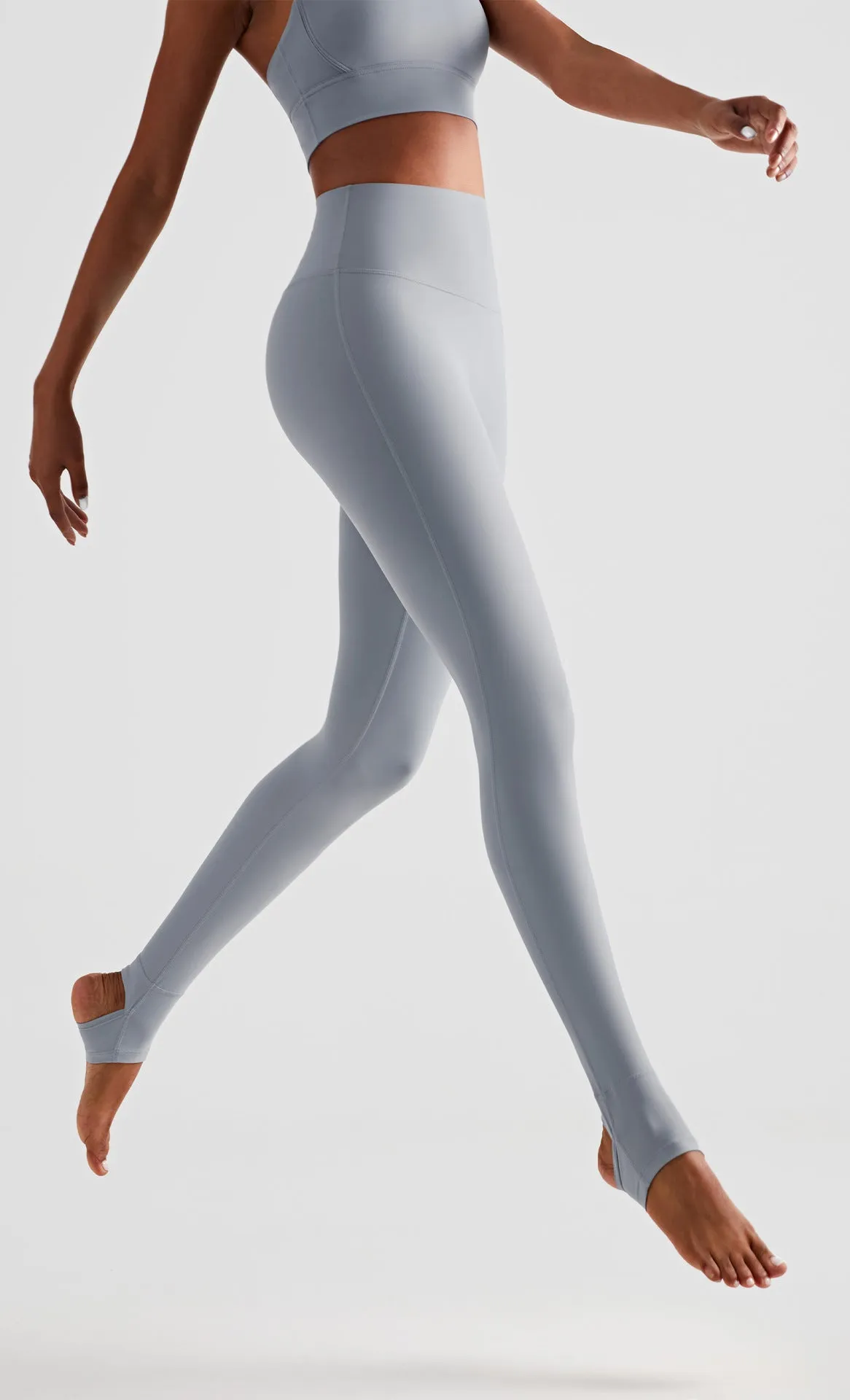 Women’s High Waist Workout Leggings with Foot Strap