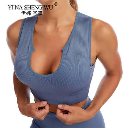 Yoga Set Gym Set Workout Clothes for Women Seamless Leggings Sports