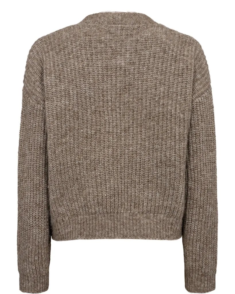 Zindi Cardigan Fossil Melange